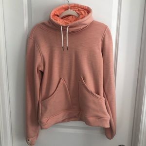Good Sport Pink Cowl Neck Sweatshirt